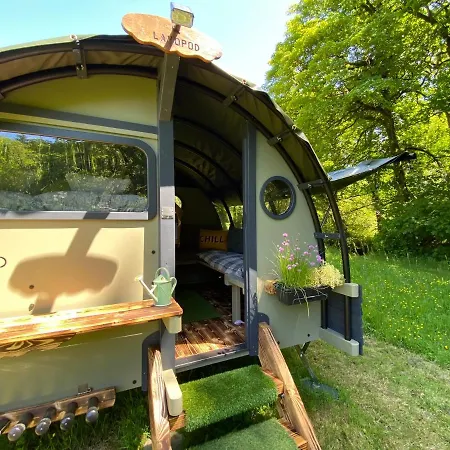 Exclusive Use Riverside Landpods At Wildish Cornwall Luxury tent Bodmin