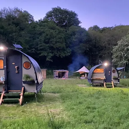 Exclusive Use Riverside Landpods At Wildish Cornwall Luxury tent *