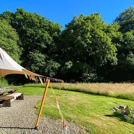Exclusive Use Riverside Landpods At Wildish Cornwall Luxury tent Bodmin