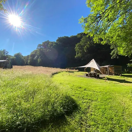 Luxury tent Exclusive Use Riverside Landpods At Wildish Cornwall